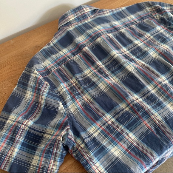 Original Penguin Plaid Short Sleeve Button-Down Shirt – Classic Fit - Picture 6 of 7